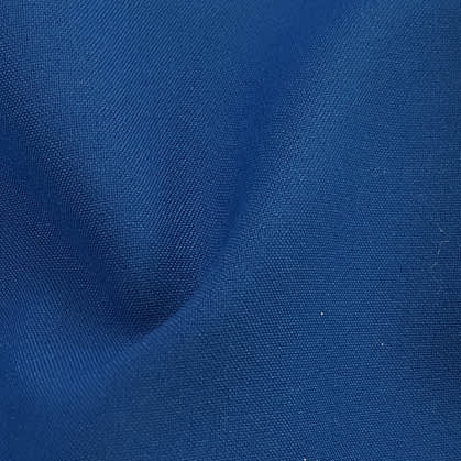 Polyester uni bleu roi