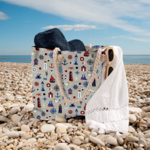 Tissu aspect lin Univers Maritime