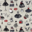Tissu aspect lin glamour Paris