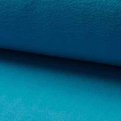 Tissu Polaire Unie Turquoise
