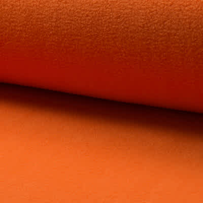 Tissu Polaire Unie Orange