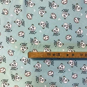 Tissu Jersey Petits Pandas Mètre