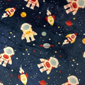 Tissu doudou astronaute