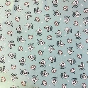 Tissu Jersey Imprimé Petits Pandas