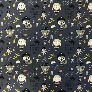 Tissu Jersey Imprimé Pirates