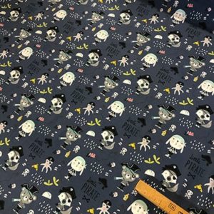 Tissu Jersey Imprimé Pirates loin