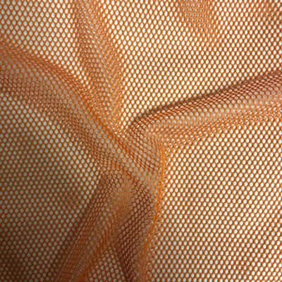 Tissu filet orange