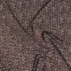 Tissu jersey imprimé crispy bordeaux froissé