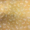 Tissu coton imprimé libellule jaune