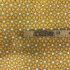 Tissu coton imprimé géométrique jaune mètre