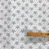 Tissu coton imprimé étoile noir