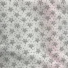 Tissu coton imprimé étoile noir