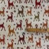 Tissu aspect lin biche mètre