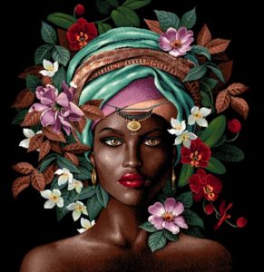 Carré de tissu Afrique