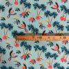 Tissu jersey imprimé perroquet mètre