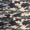 Tissu coton imprimé militaire