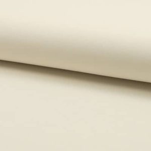 Tissu Polyester Uni écru