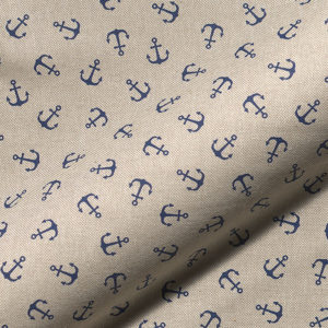 Tissu aspect lin encre