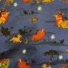 Tissu Disney roi lion navy