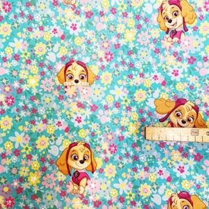 Tissu pat' patrouille Stella mètre