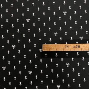 Tissu coton imprimé symboles Bretons mètre