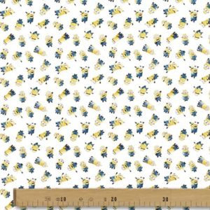 Tissu coton imprimé Minions