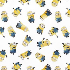 Tissu coton imprimé Minions