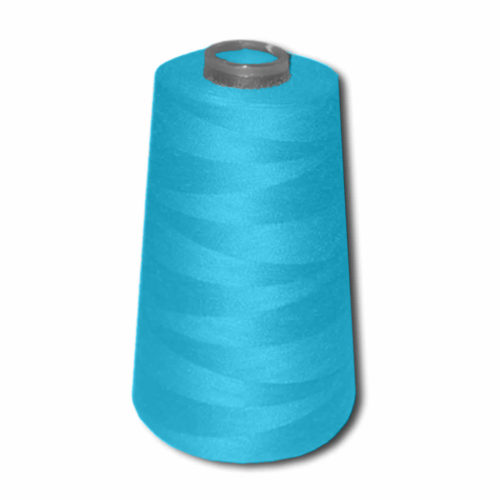 Cône fil polyester turquoise