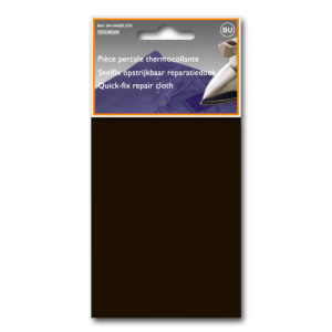 Pièce percale thermocollante bleu ardoise