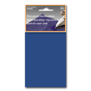 Pièce percale thermocollante bleu roi