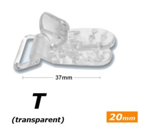 attache tétine KAM transparent