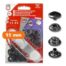 Bouton pressions sport + camping 15 mm noir