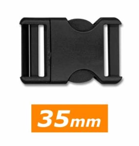 Attache clip 35 mm noir