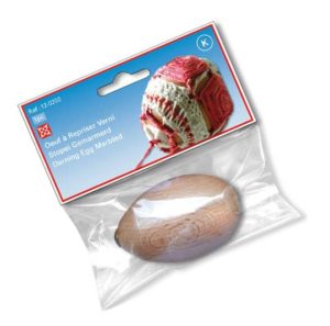 Oeuf à repriser verni clou Doré