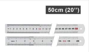 Règle aluminium 50 cm