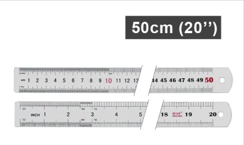 Règle en aluminium antidérapante - 50 cm - Cultura - Règles - Matériels  Géometrie - Dessin