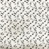 Tissu satin de coton musique