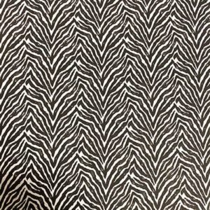 Tissu coton imprimé zébrée