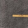 Tissu coton imprimé flore noir mètre