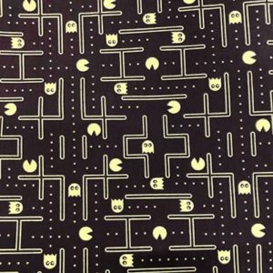 Tissu coton imprimé pacman