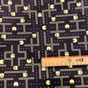 Tissu coton imprimé pacman mètre