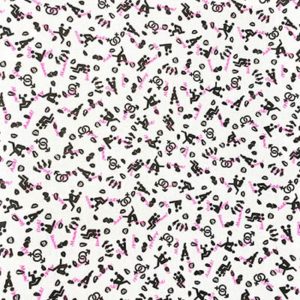 Tissu coton imprimé positions