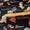 Tissu simili cuir barock mètre