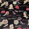 Tissu simili cuir barock