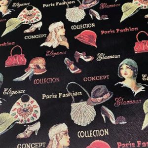 Tissu simili cuir barock