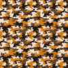 Tissu aspect lin militaire jaune