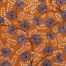 Tissu d'ameublement floraline orange