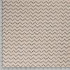 Tissu aspect lin zigzag bleu mètre