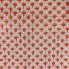 Tissu coton imprimé japoni rouge droit