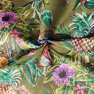 Tissu d'ameublement Frida froissé